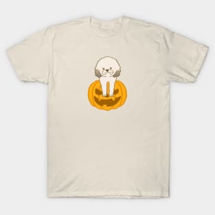 halloween pumpkin dog T-Shirt